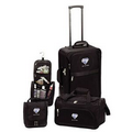 3-Piece Luggage Set with Amenity Kit, Duffel, and Upright Carry-On